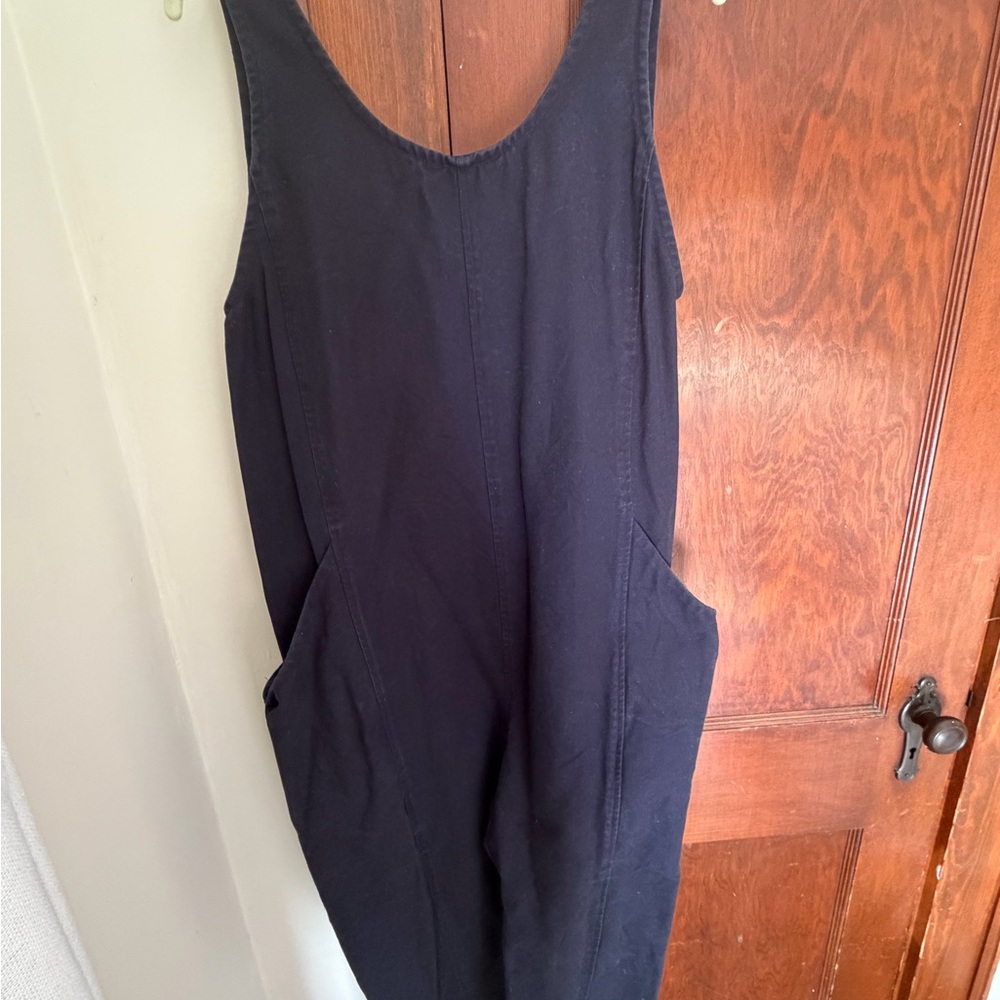 Elizabeth Suzann Navy Sleeveless Jumpsuit - Picture 3 of 7